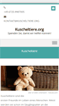 Mobile Screenshot of kuscheltiere.org