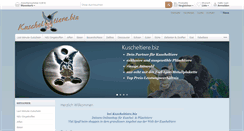 Desktop Screenshot of kuscheltiere.biz